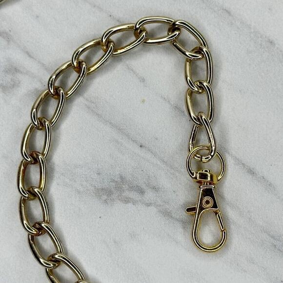 Gold Tone Chain Link Purse Handbag Replacement Strap ✨ - Picture 11 of 11
